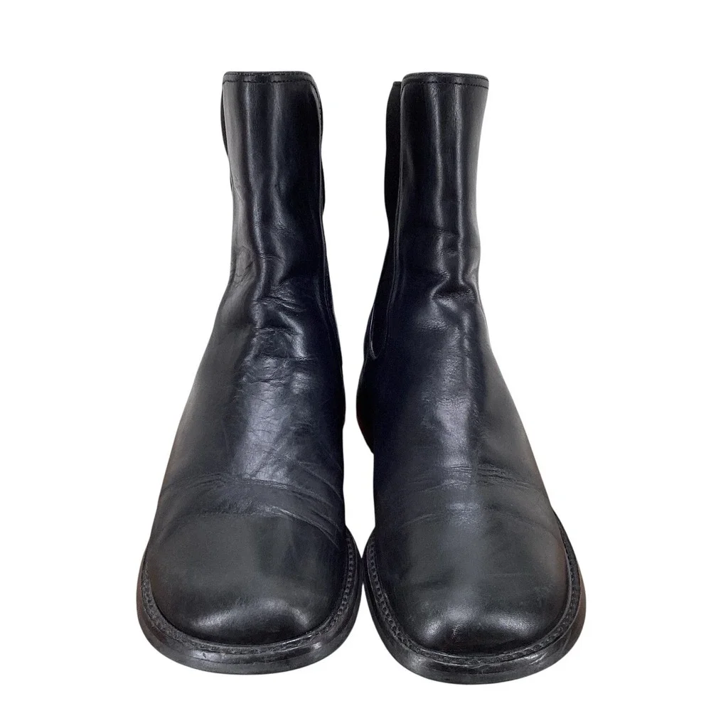 Donald J Pliner Chelsea Autumn style Boots Men's US 9 M Black‎ Leather